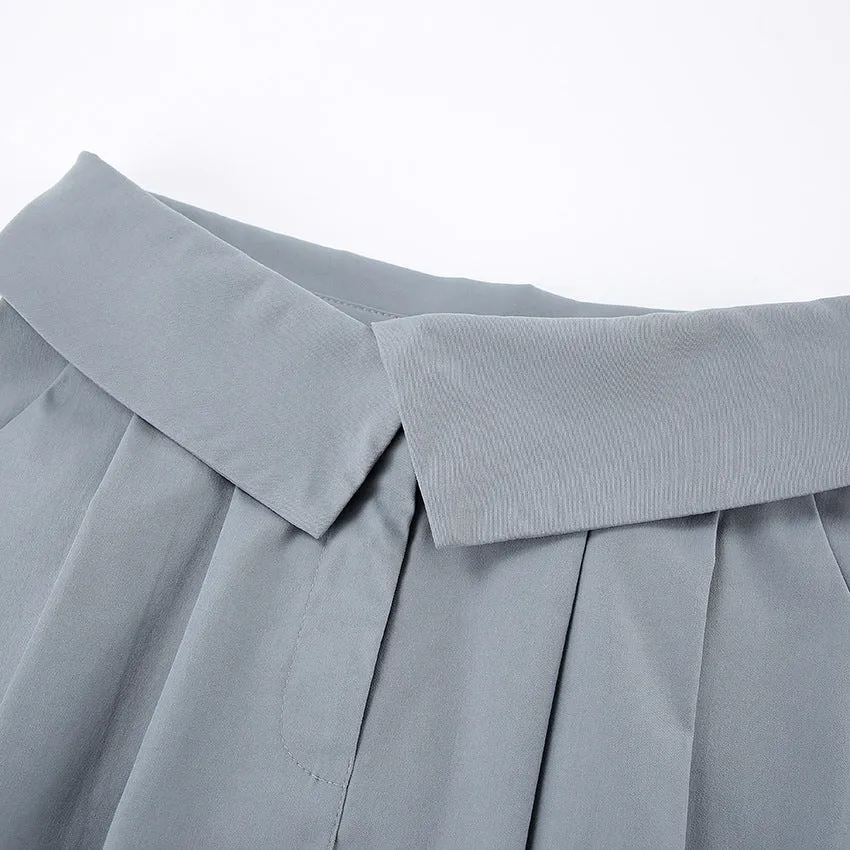 American Preppy Style Women's Short Pleated Skirt