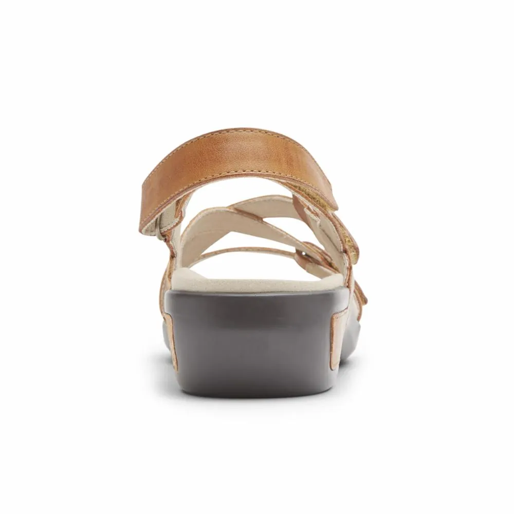 Aravon POWER COMFORT SANDALS STRAP SANDAL TAN MULTI