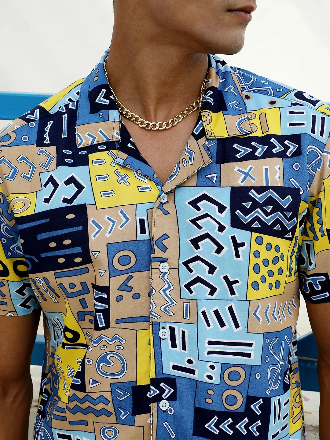 Aztec Print Shirt