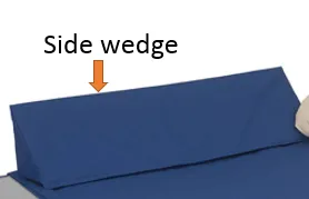 Bedside Cot Wedges and Draw Sheet for Small Double Bed