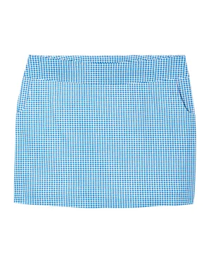 Bering Printed Skort | Turquoise / White
