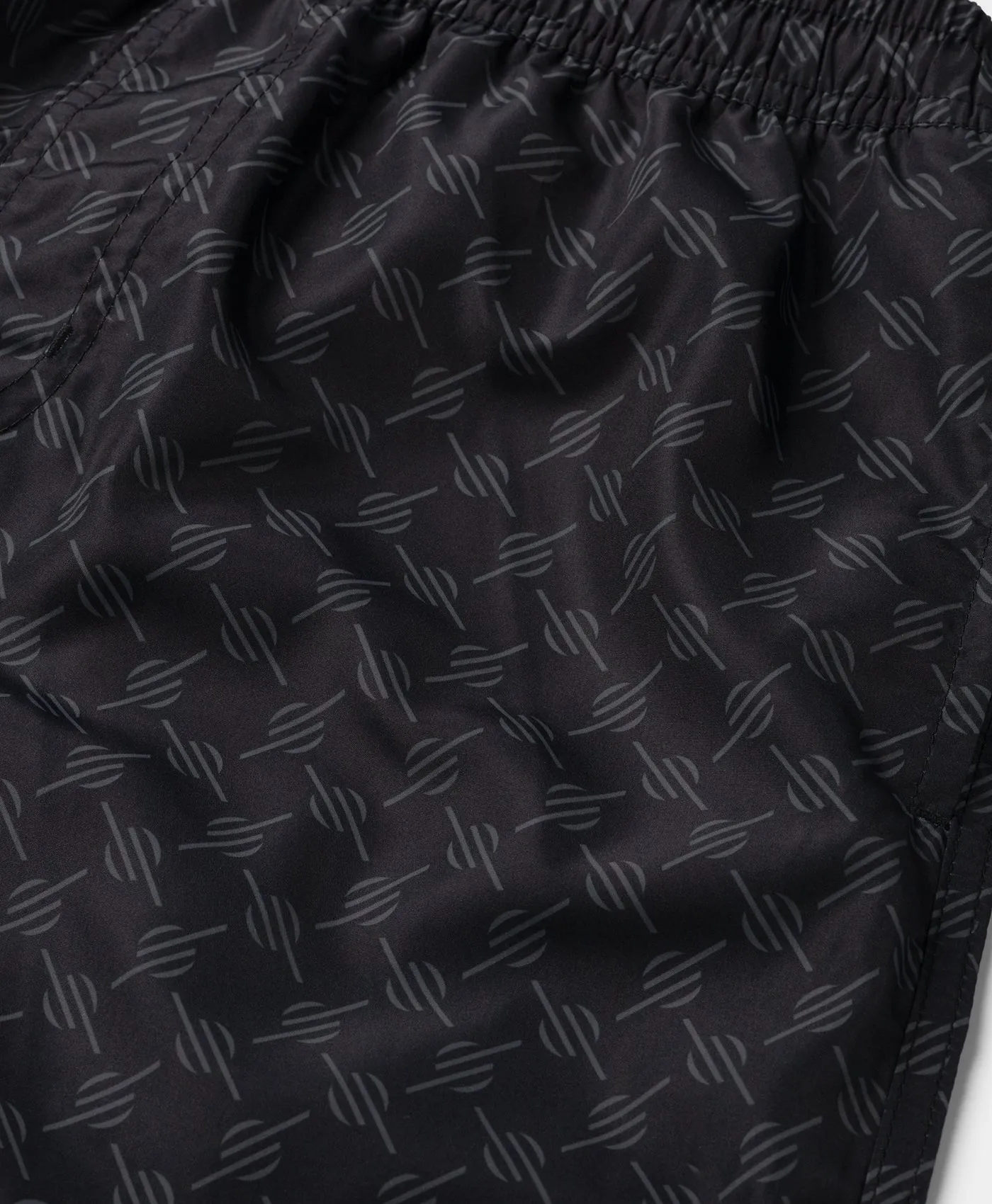Black Logo Swim Shorts
