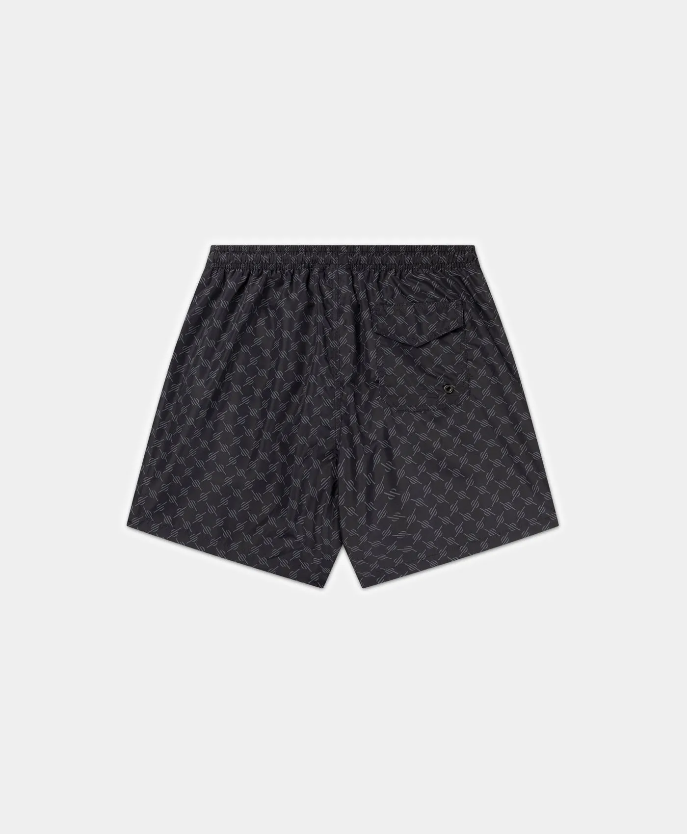 Black Logo Swim Shorts