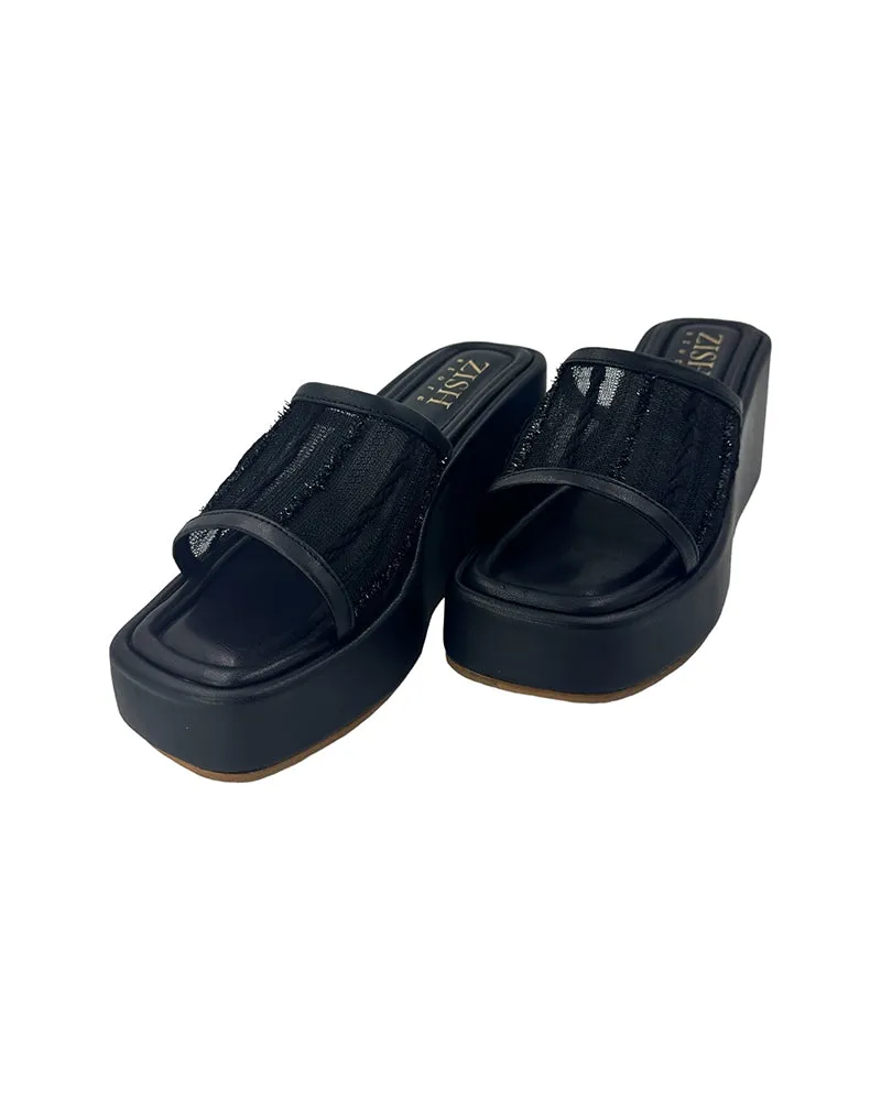 Black Mesh Slides