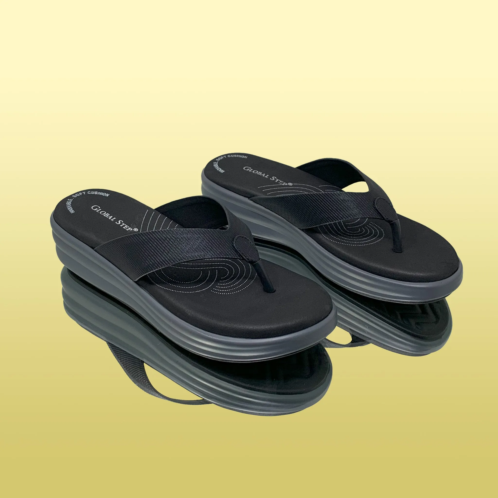 Black Versatile Platform Wedges