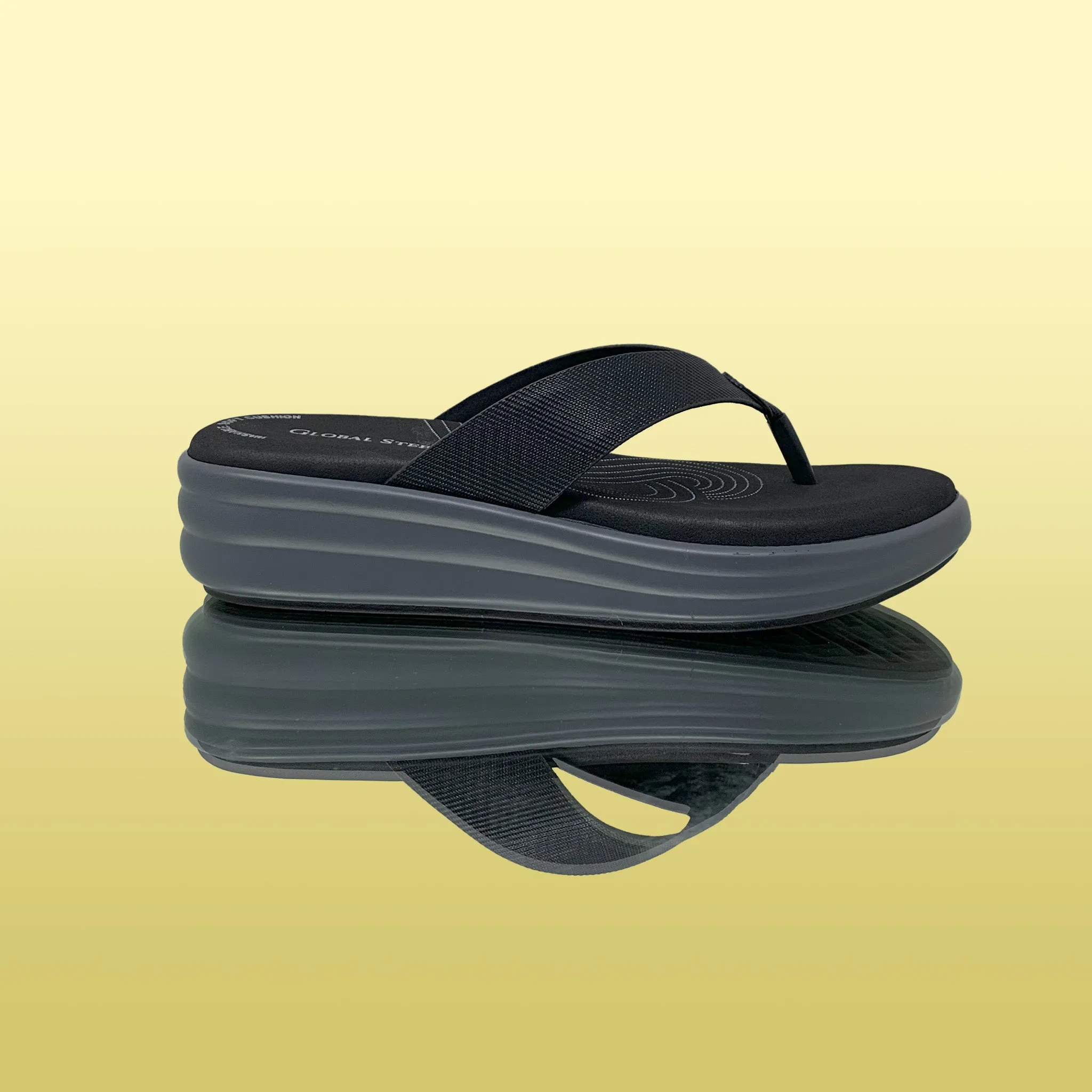 Black Versatile Platform Wedges