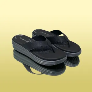 Black Versatile Platform Wedges