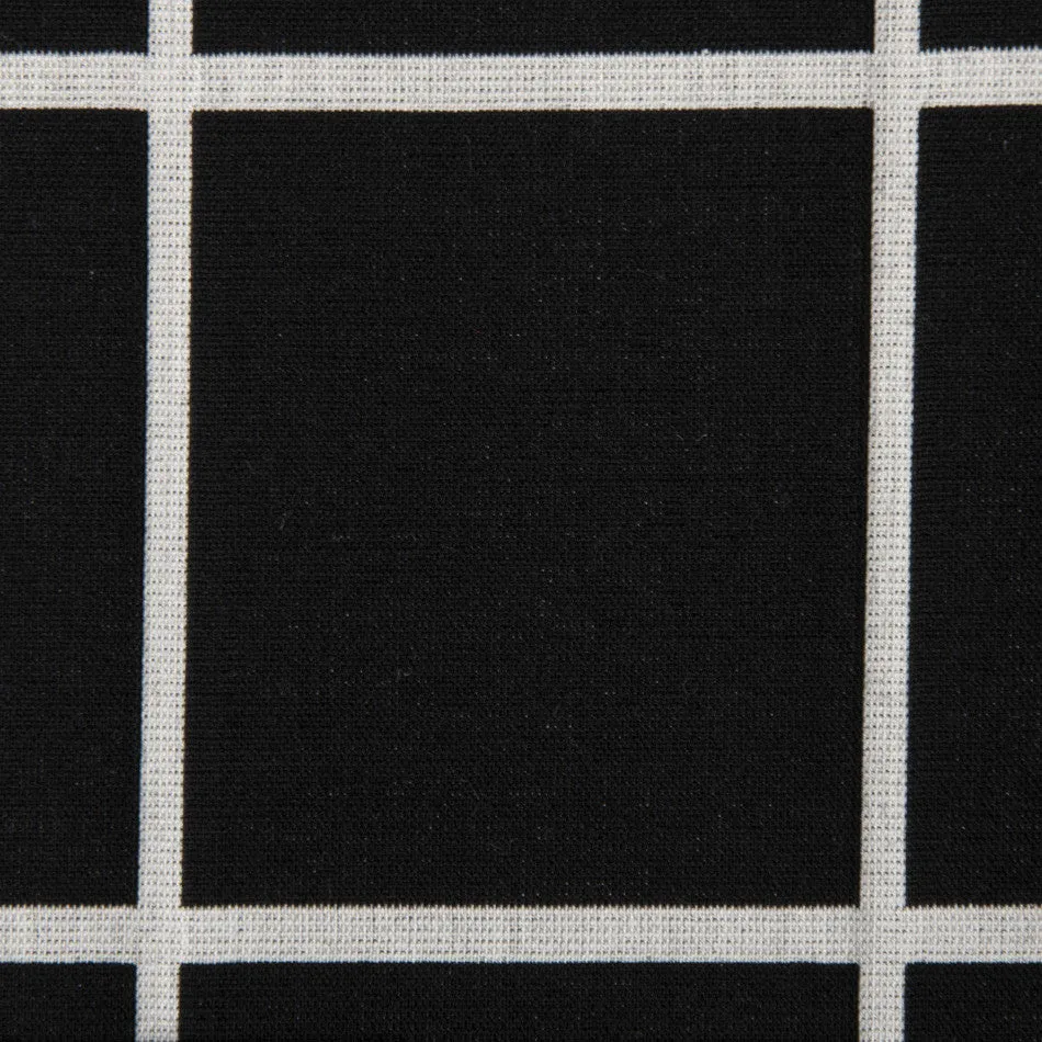 Black White Check Coating Fabric 2003