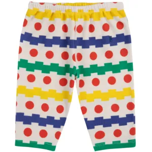 Bobo Choses Multicolor Geometrical All Over Waffle Pants
