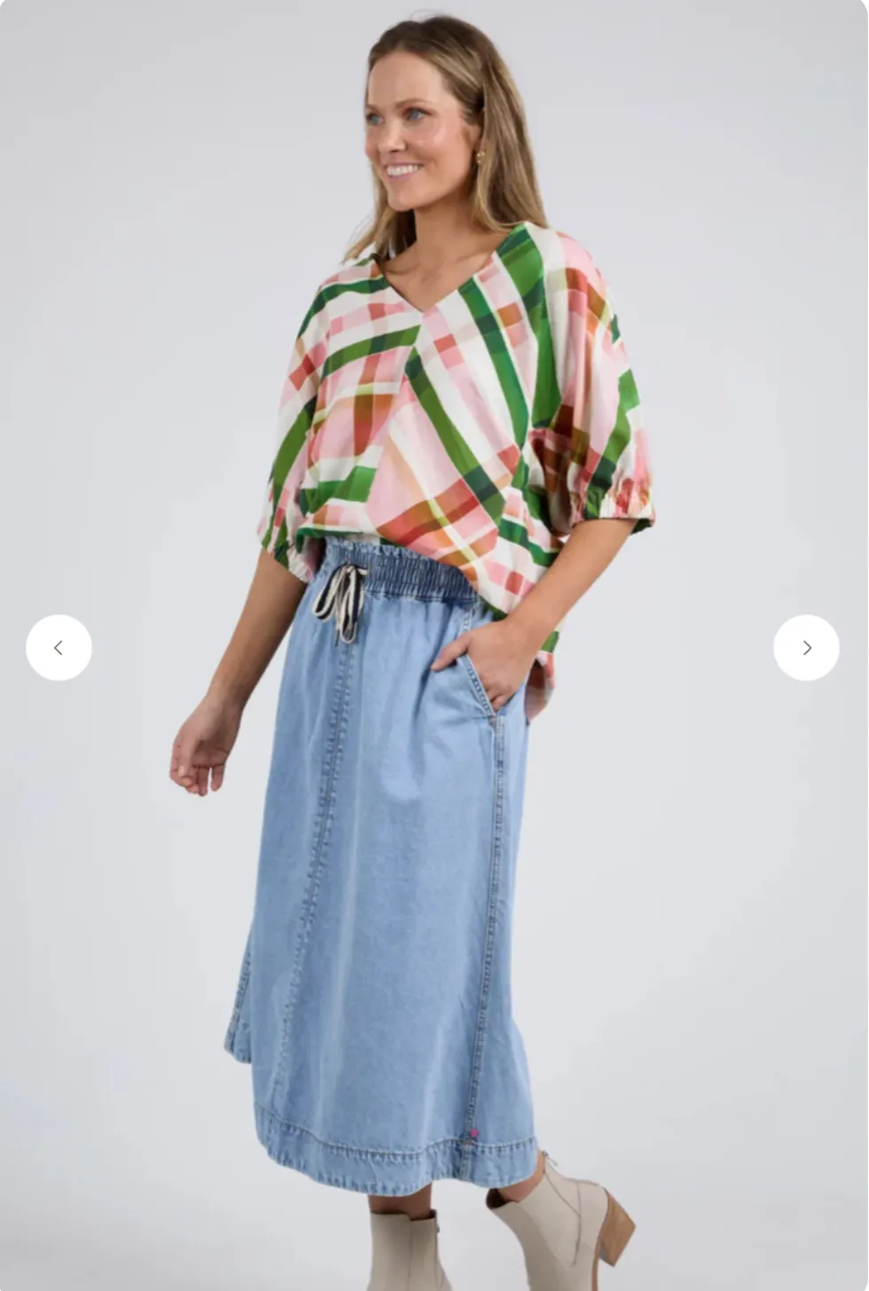 Bree Check Top