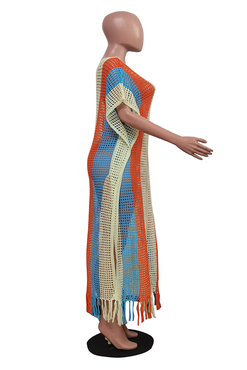 BT3010 Crochet Cover-up Dress