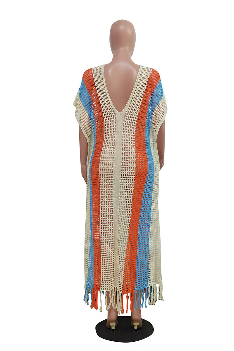 BT3010 Crochet Cover-up Dress