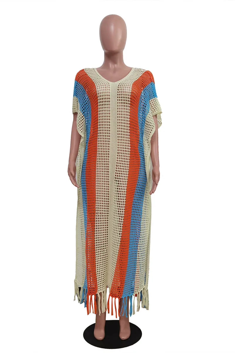 BT3010 Crochet Cover-up Dress