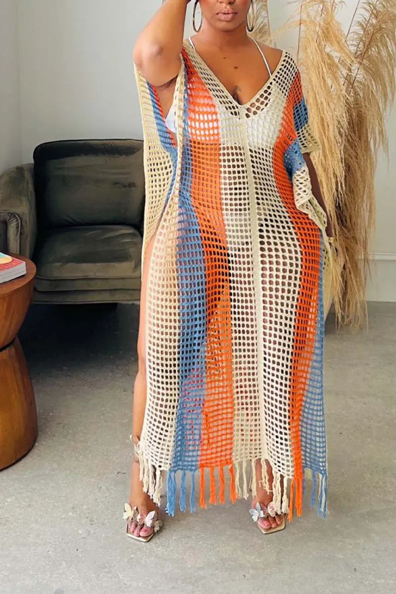 BT3010 Crochet Cover-up Dress