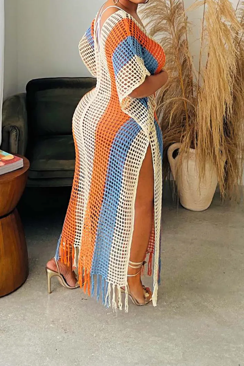 BT3010 Crochet Cover-up Dress