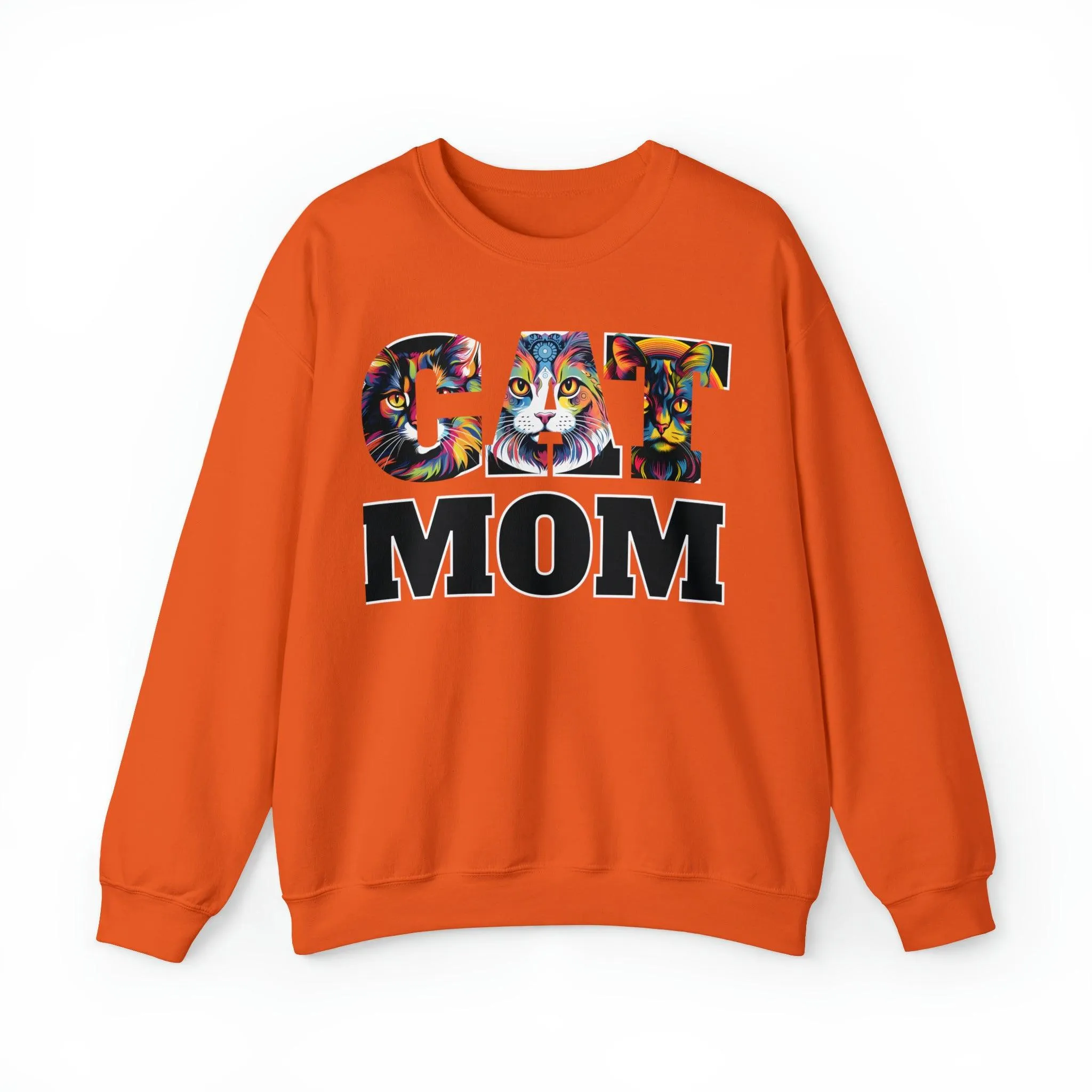 Cat Mom Sweatshirt Cat Sweatshirt Cat Crewneck Sweatshirt Cat Mom Gift Cat Lover Gift Cat Mama Shirt Cat Lover Sweater Animal Lover Gift
