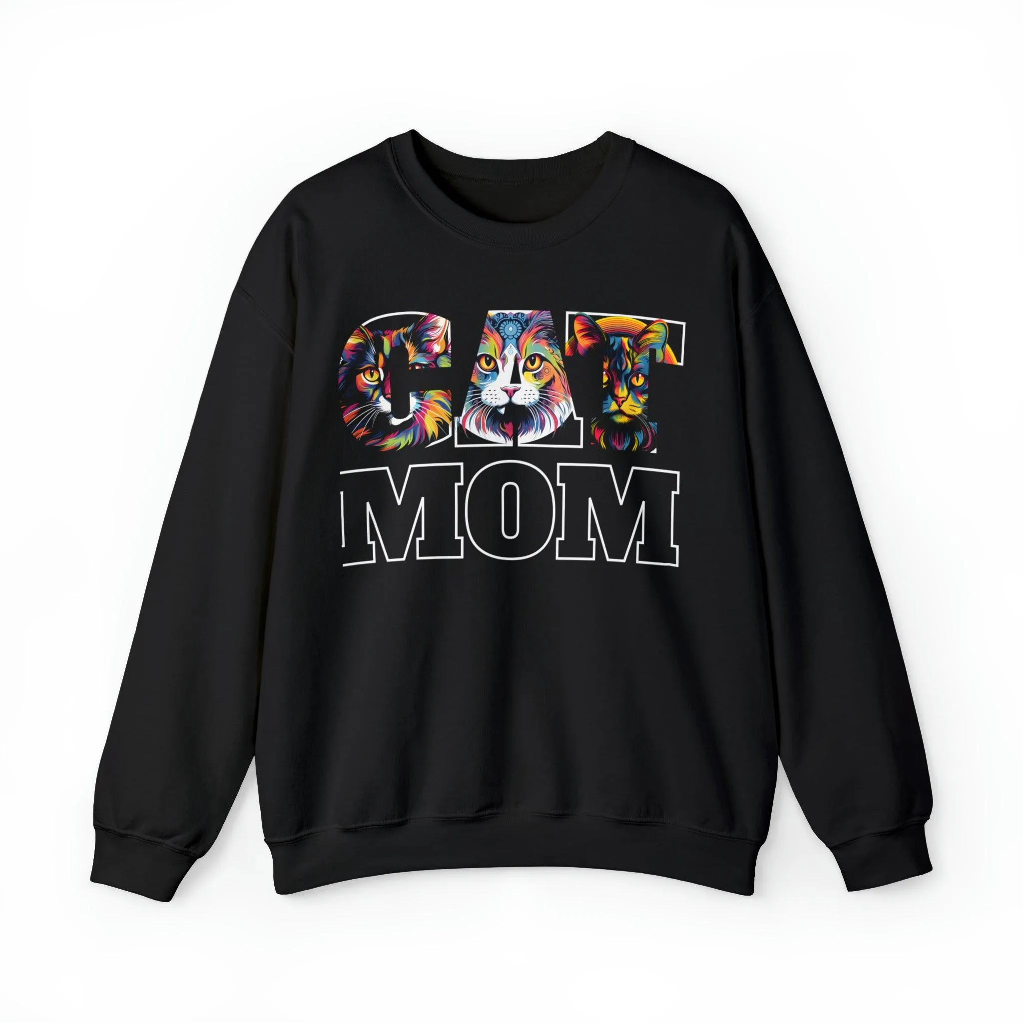 Cat Mom Sweatshirt Cat Sweatshirt Cat Crewneck Sweatshirt Cat Mom Gift Cat Lover Gift Cat Mama Shirt Cat Lover Sweater Animal Lover Gift