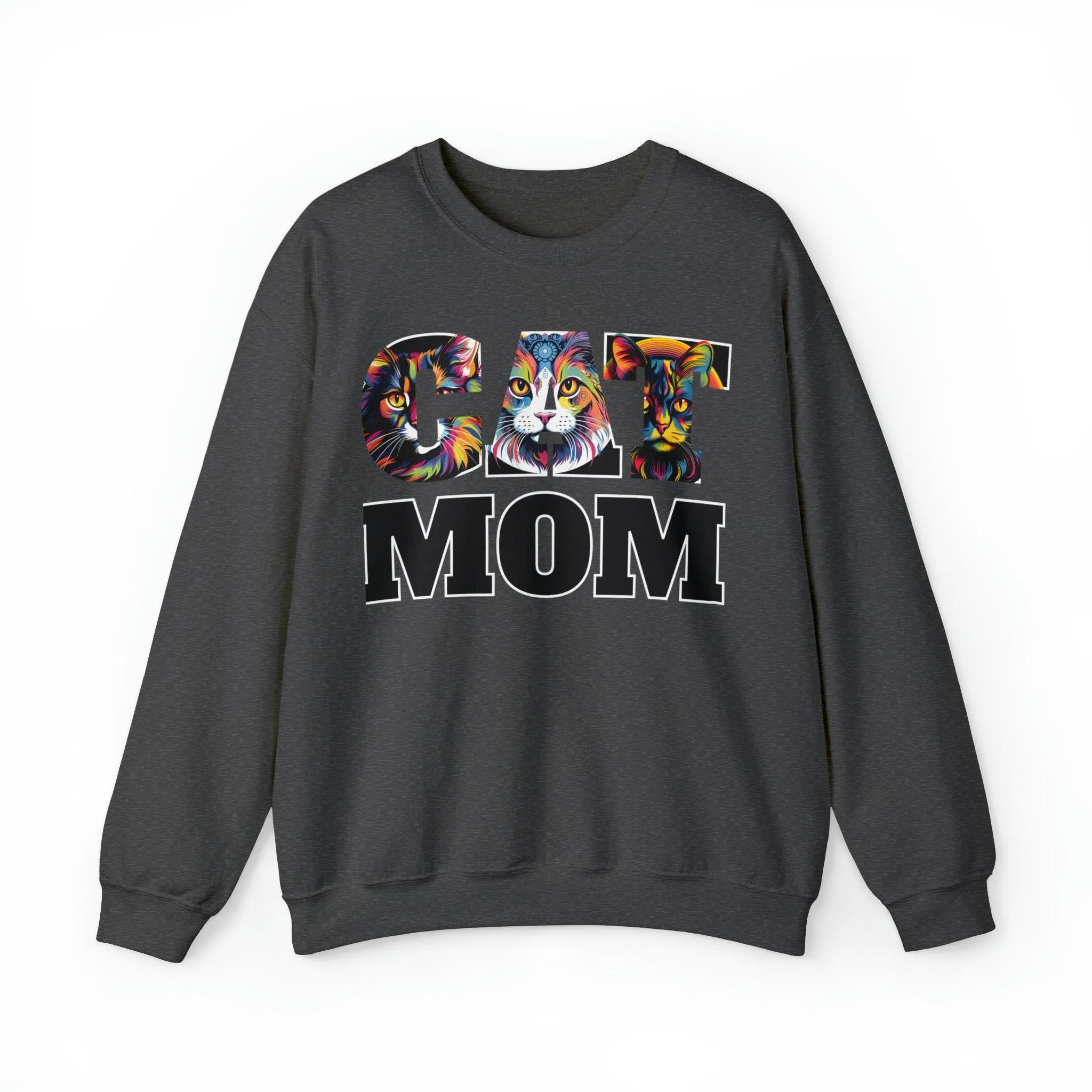 Cat Mom Sweatshirt Cat Sweatshirt Cat Crewneck Sweatshirt Cat Mom Gift Cat Lover Gift Cat Mama Shirt Cat Lover Sweater Animal Lover Gift