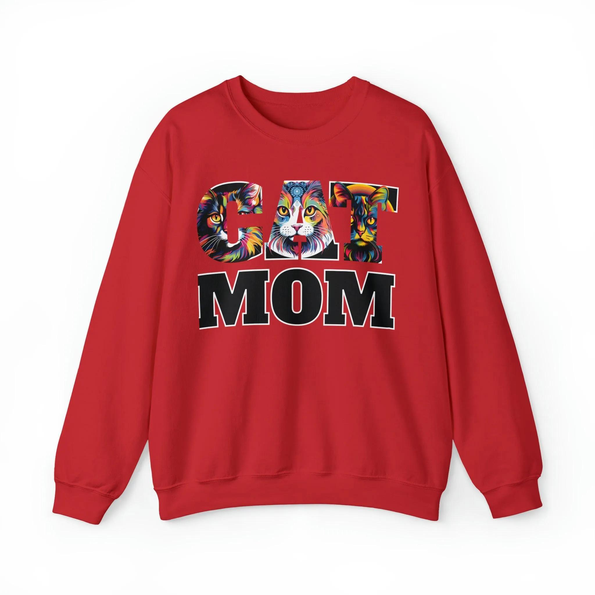 Cat Mom Sweatshirt Cat Sweatshirt Cat Crewneck Sweatshirt Cat Mom Gift Cat Lover Gift Cat Mama Shirt Cat Lover Sweater Animal Lover Gift
