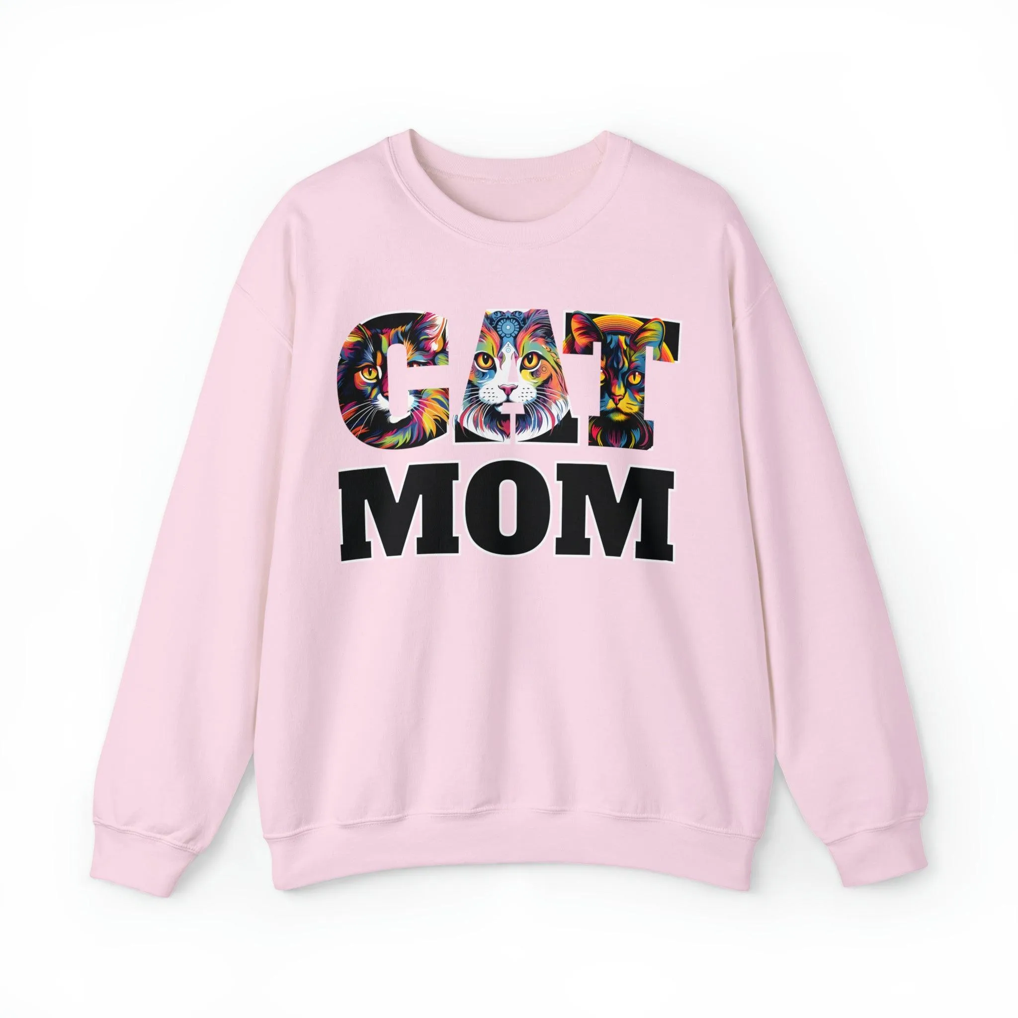 Cat Mom Sweatshirt Cat Sweatshirt Cat Crewneck Sweatshirt Cat Mom Gift Cat Lover Gift Cat Mama Shirt Cat Lover Sweater Animal Lover Gift