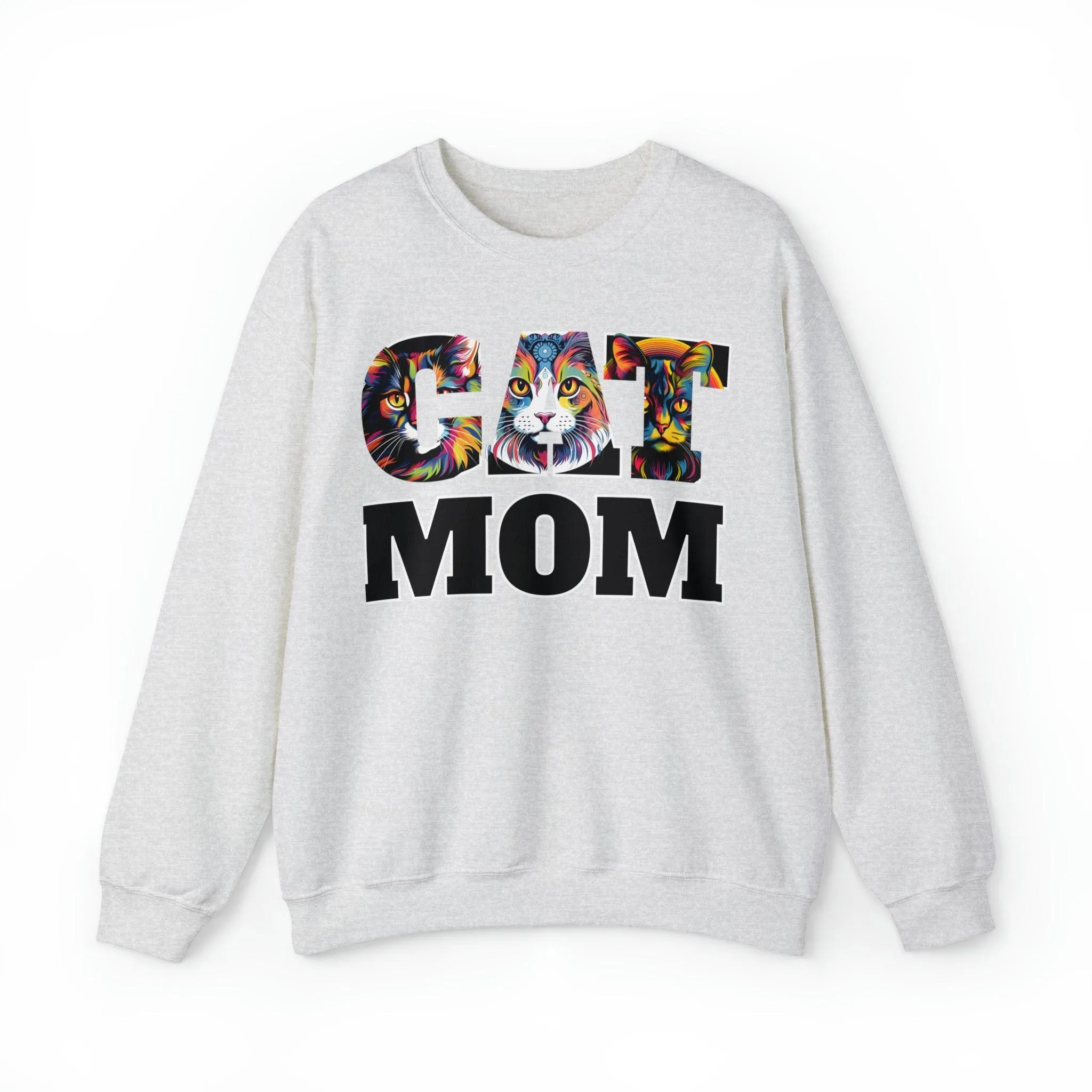 Cat Mom Sweatshirt Cat Sweatshirt Cat Crewneck Sweatshirt Cat Mom Gift Cat Lover Gift Cat Mama Shirt Cat Lover Sweater Animal Lover Gift