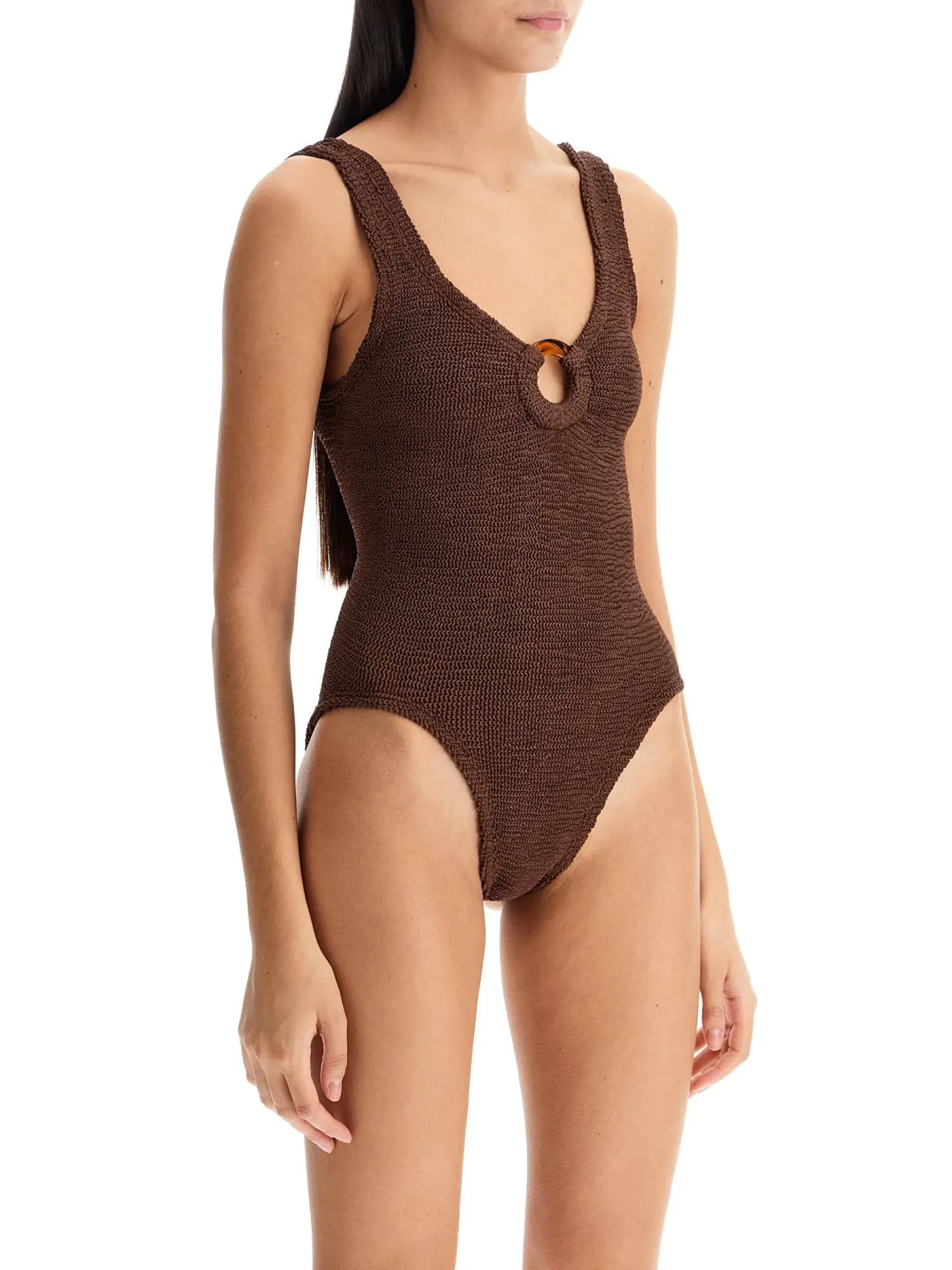 Celine Metallic One-Piece Swimwear