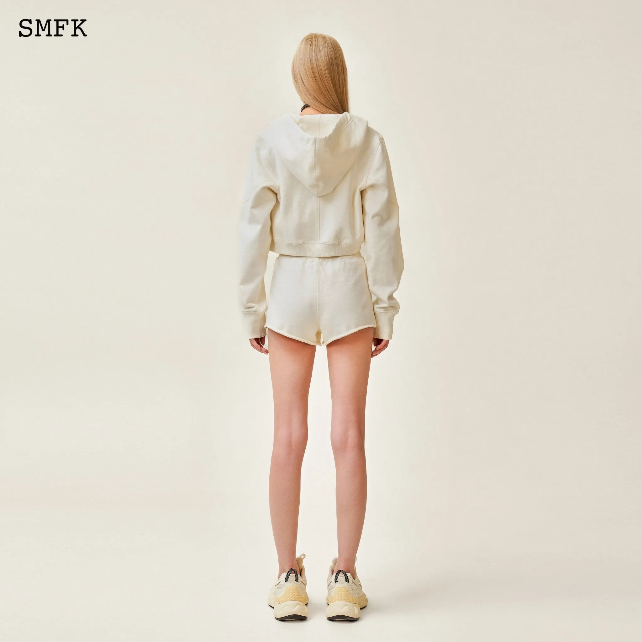 Compass Rove Stray Slim-Fit Sporty Shorts White