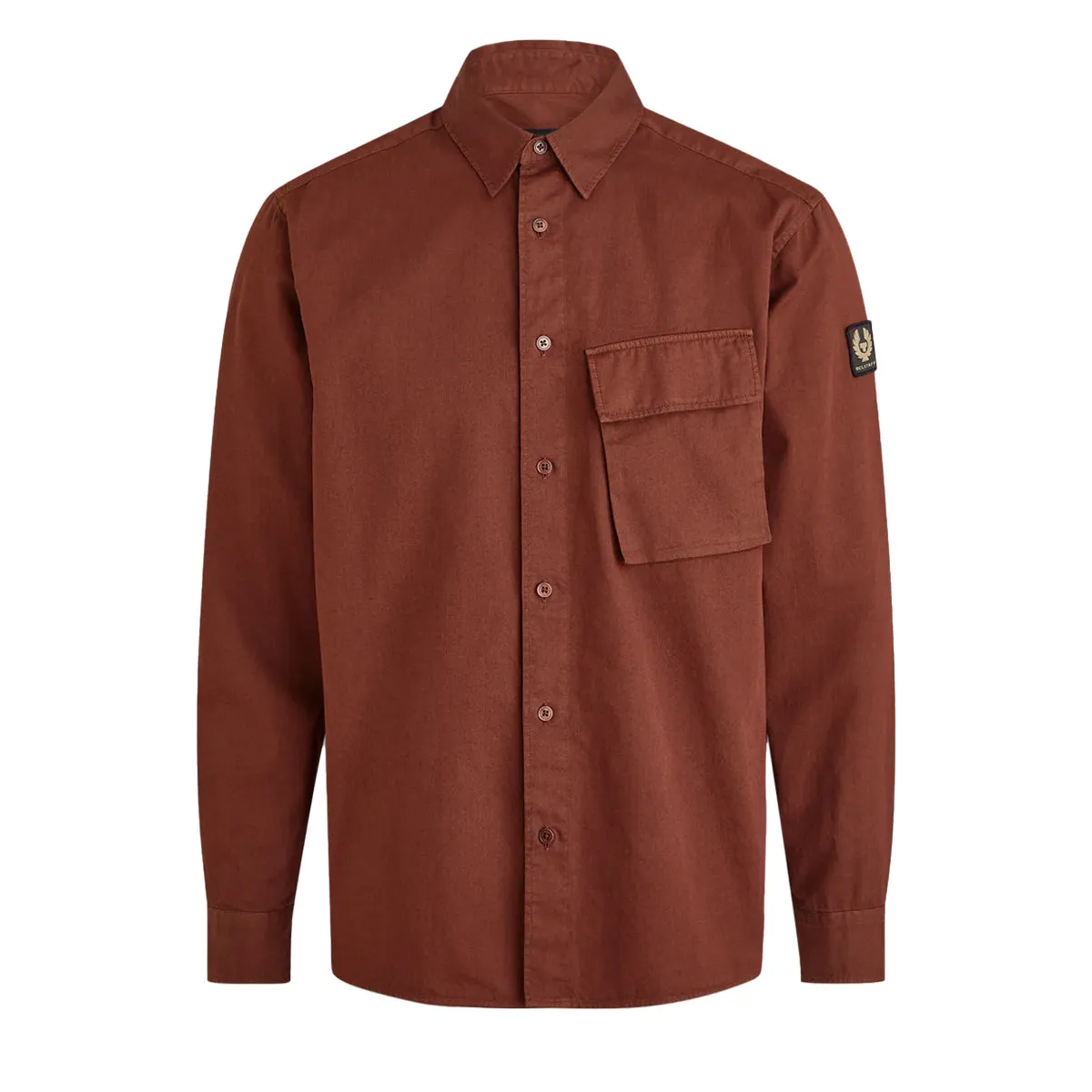 Deep Copper Scale Long Sleeve Shirt