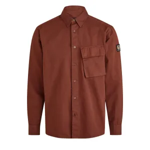 Deep Copper Scale Long Sleeve Shirt