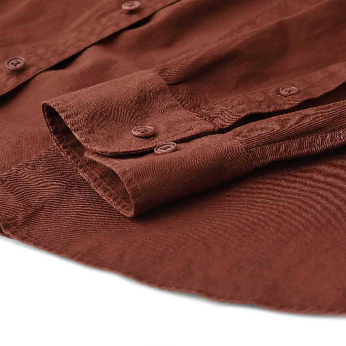 Deep Copper Scale Long Sleeve Shirt
