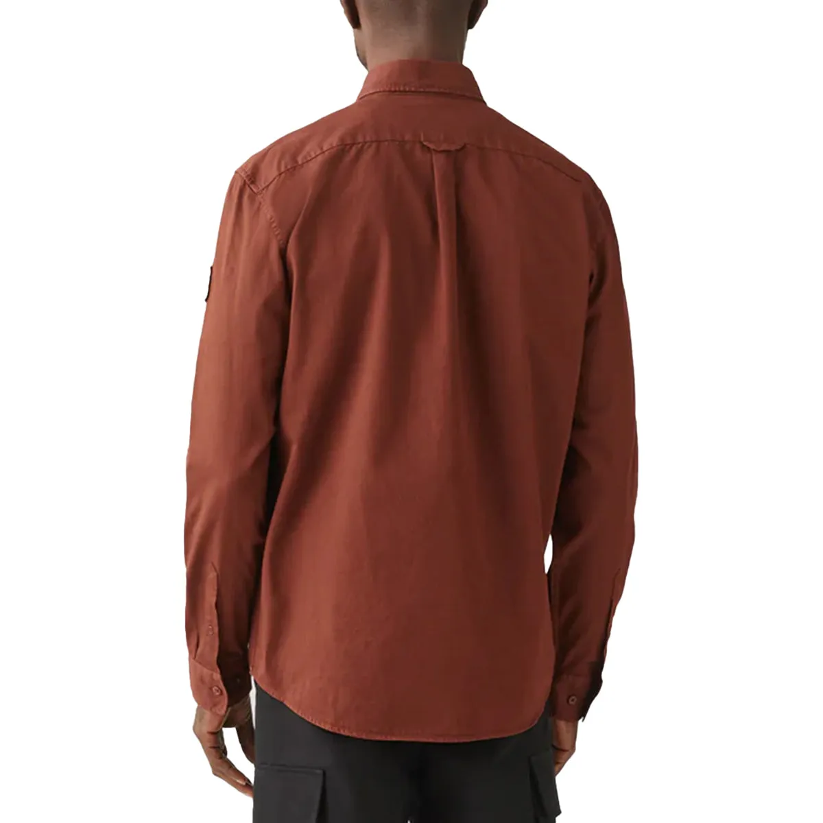 Deep Copper Scale Long Sleeve Shirt
