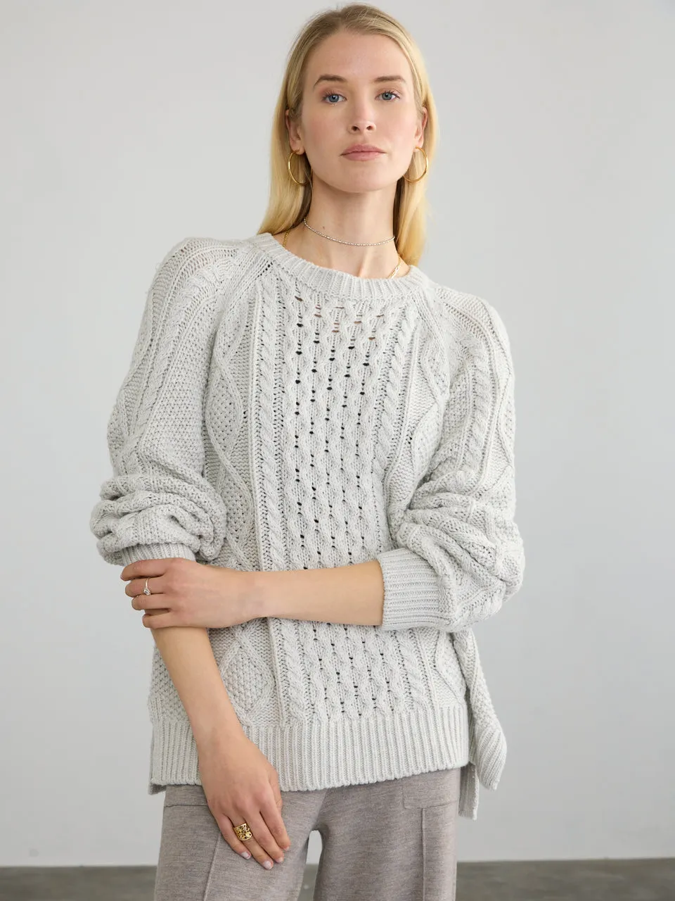 Diedre Cable Pullover Sweater