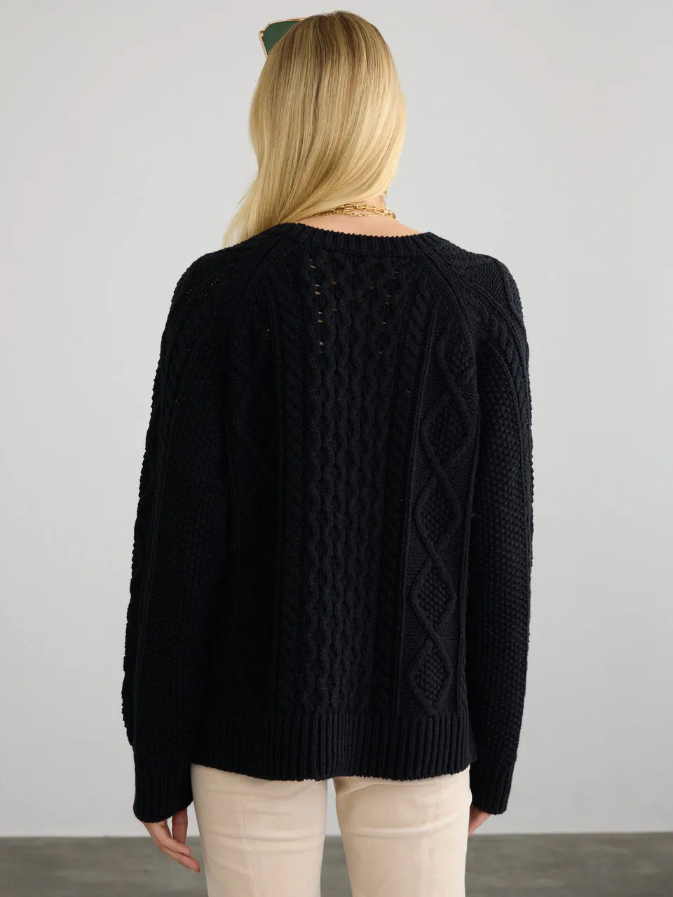 Diedre Cable Pullover Sweater