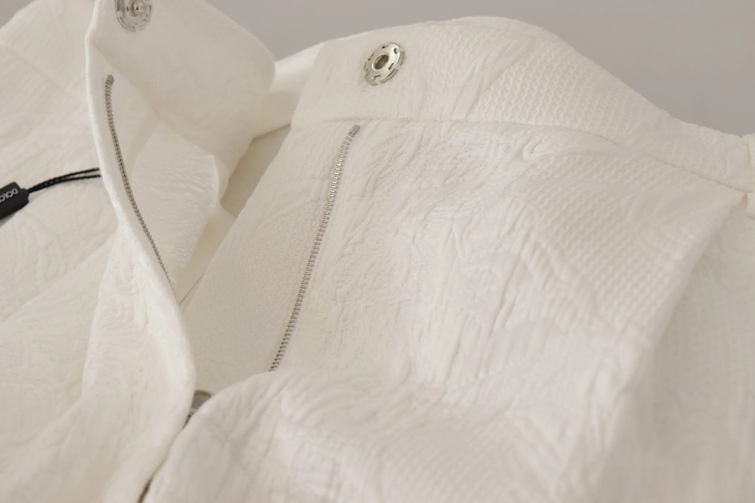 Dolce & Gabbana Elegant High Waist White Culotte Shorts