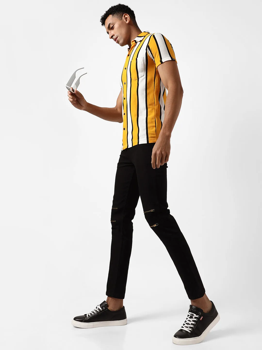 Dramatic Striped Shirt