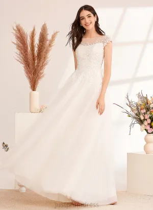 Dress Illusion Lace Tulle Pru Wedding Dresses Ball-Gown/Princess Floor-Length Wedding