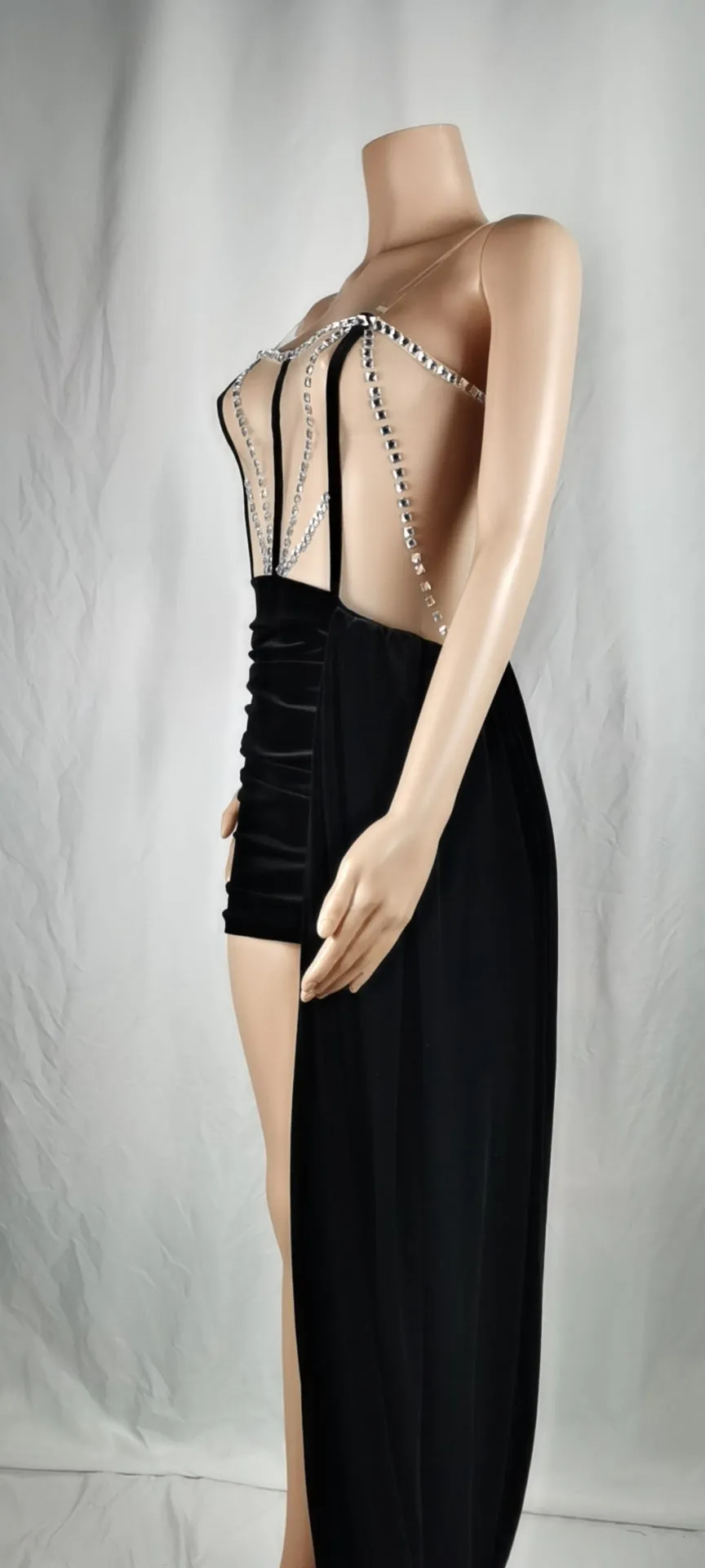 Elegant side tie dress