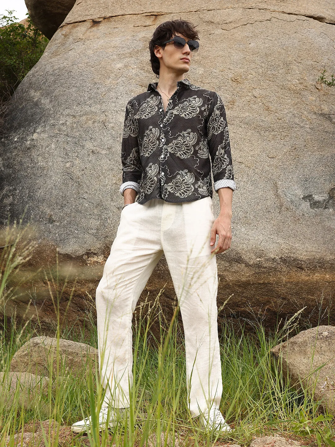 Floral Block Shirt