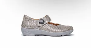 G Comfort: Gold Velcro Shoe