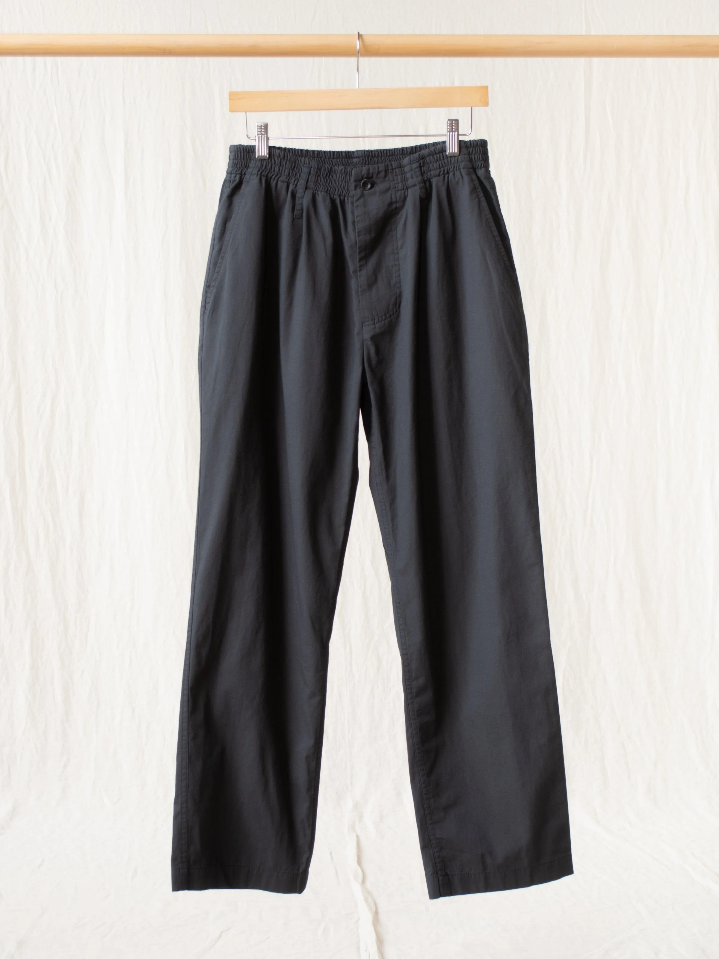 Garment Washed Classic Easy Pants