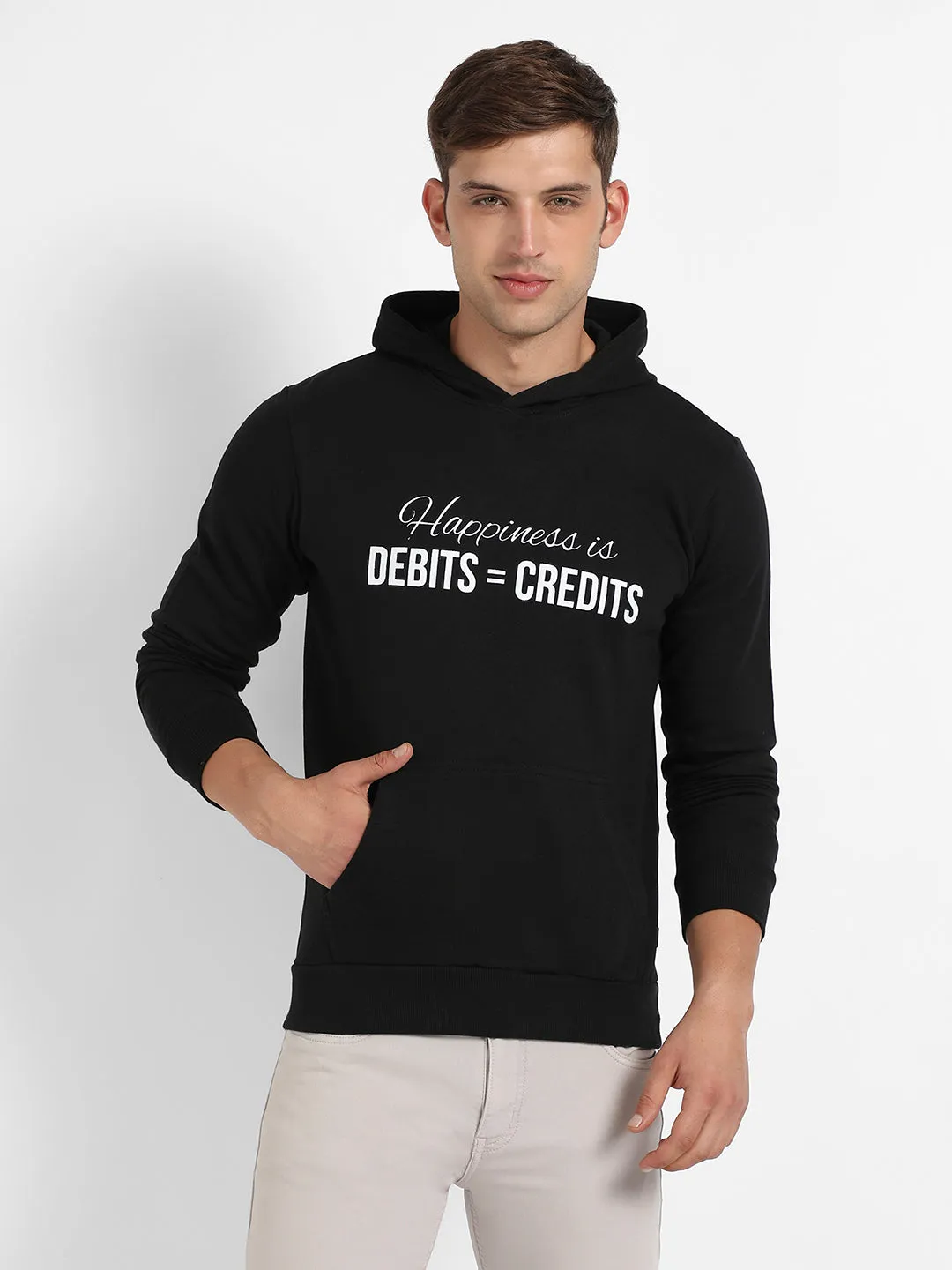Happiness Is Hoodie With Kangaroo Pocket