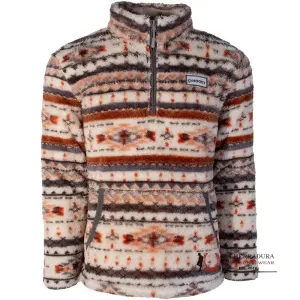 HOOEY FLEECE PULLOVER CREAM/AZTEC