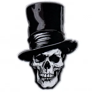 Hot Leathers Stovepipe Patch Skull & Top Hat