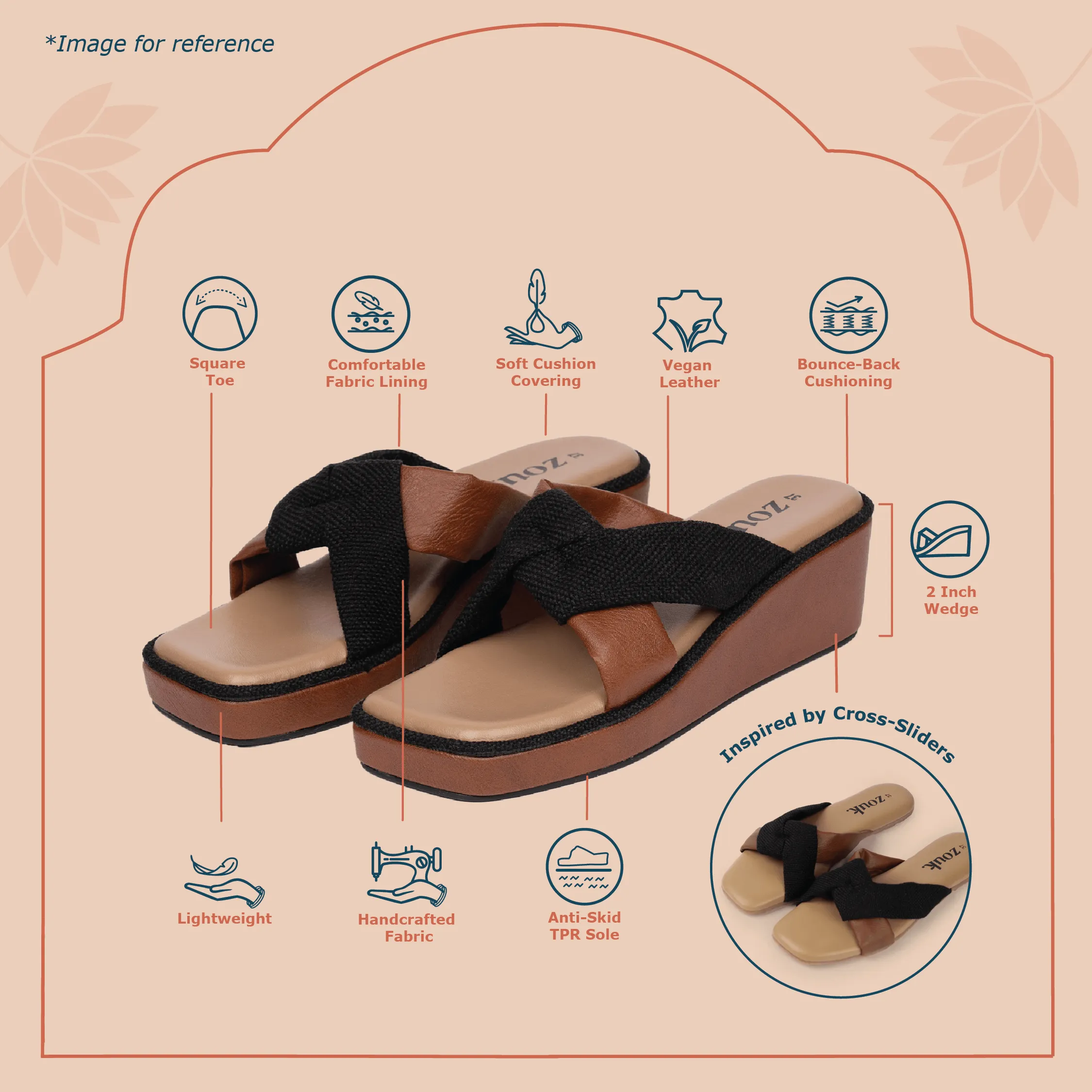 Jaipur Garden Cross Wedges