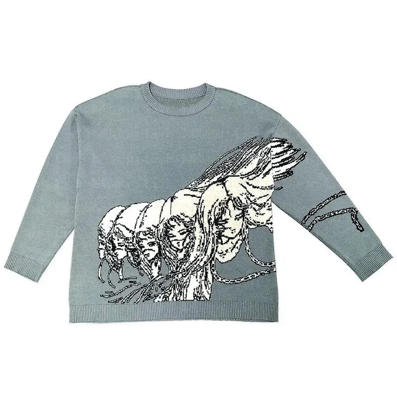 Junji Ito Tomie Inspired Cotton Sweater