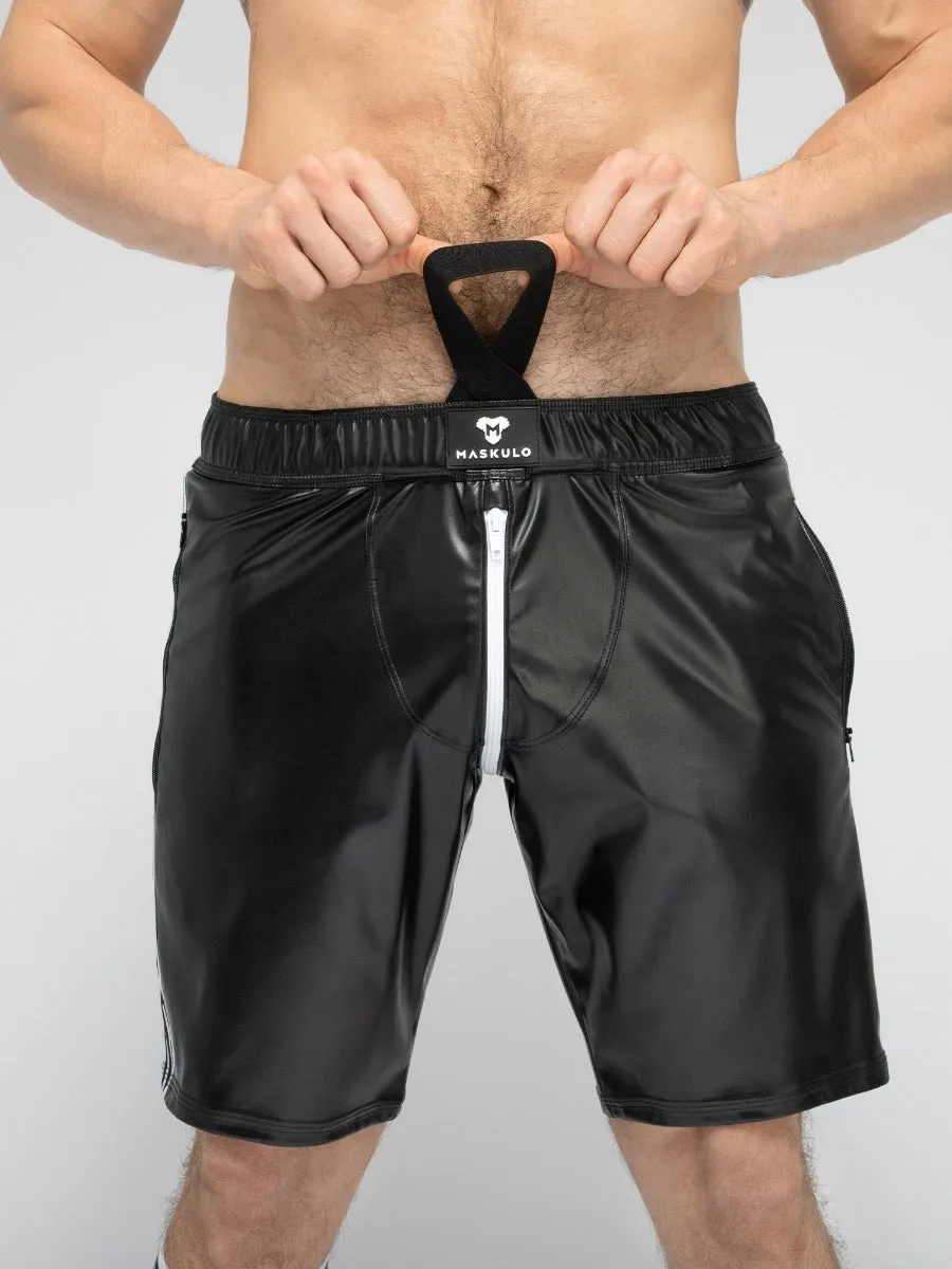 Leatherette Soccer Shorts