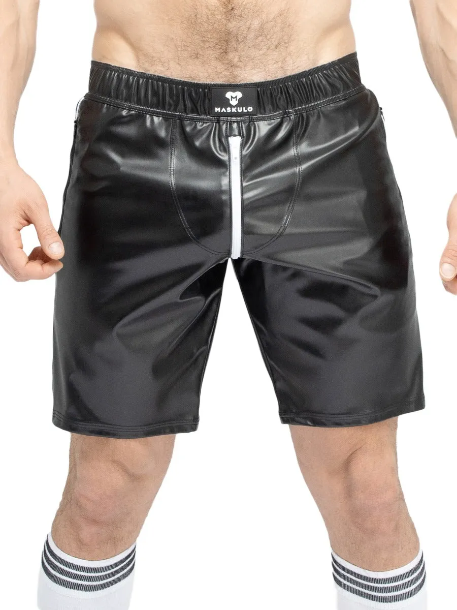 Leatherette Soccer Shorts