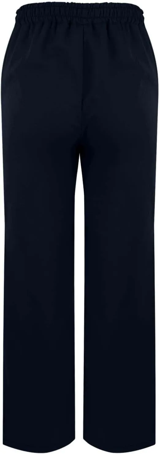 Linen Pants Women with Pockets Loose Elastic High Waisted Comfy Beach Trousers Summer Lightweight Casual Pants
