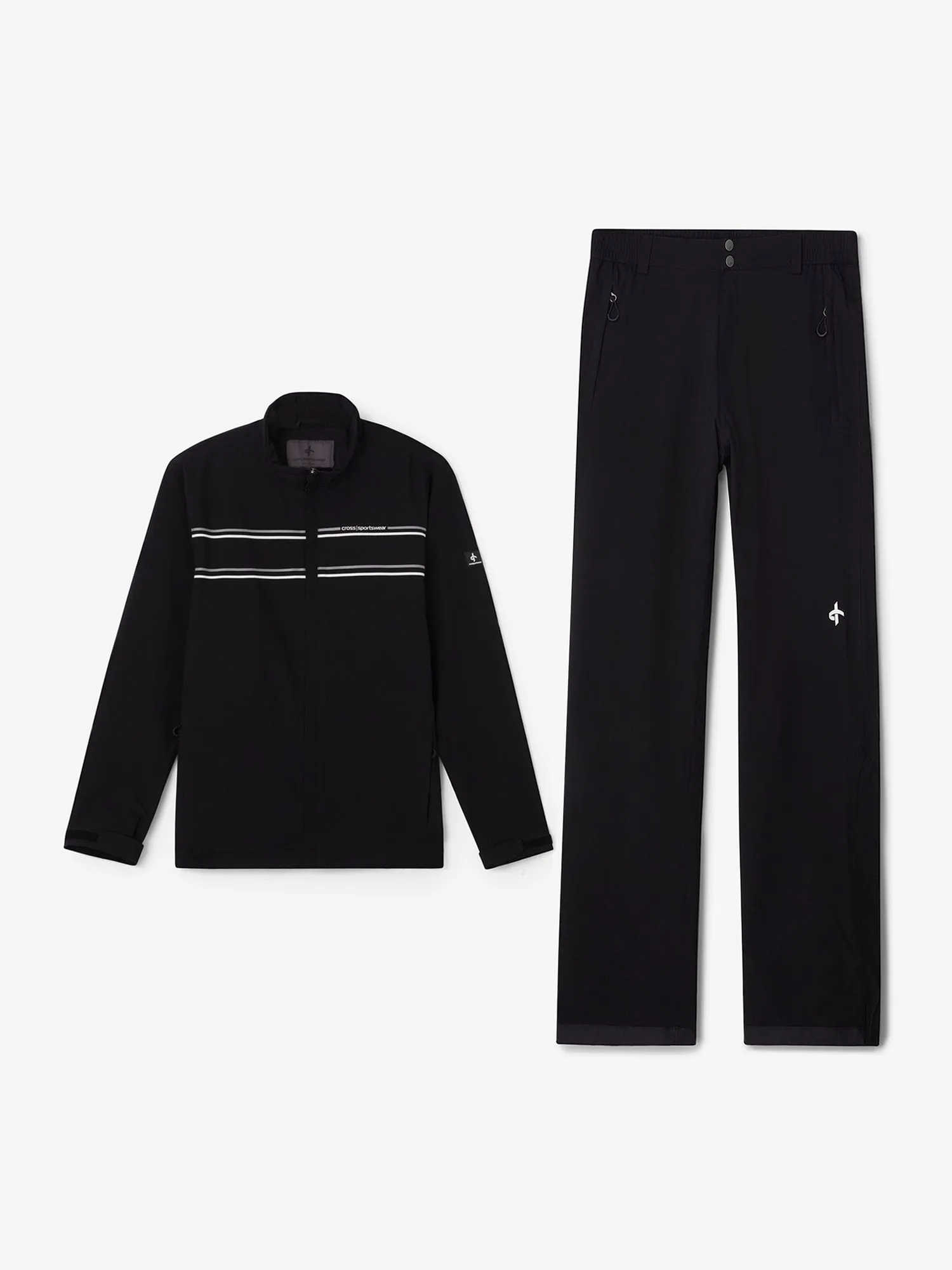 M Cloud Rain Jacket Pants Black Bundle