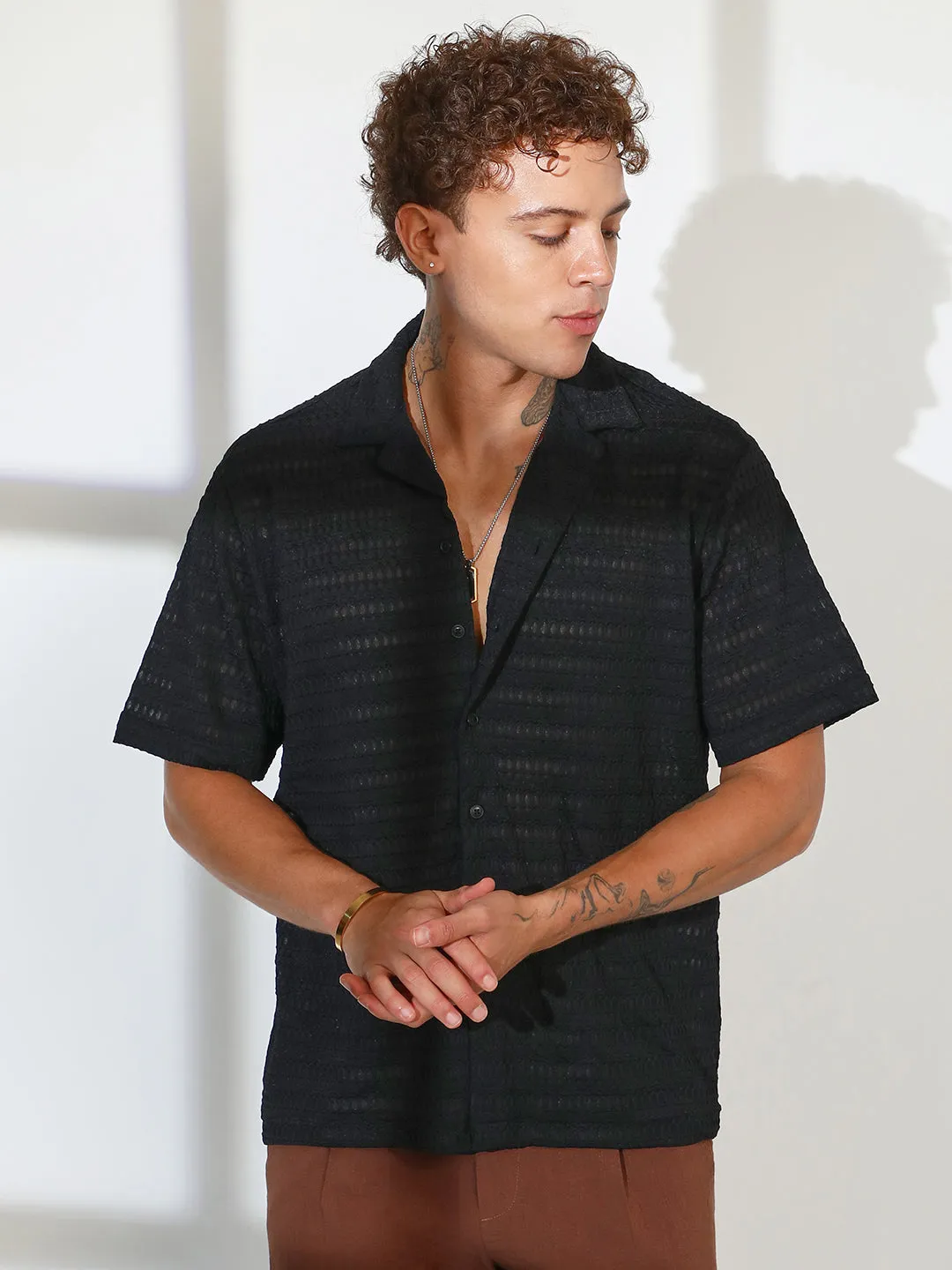 Marquise-Knit Shirt